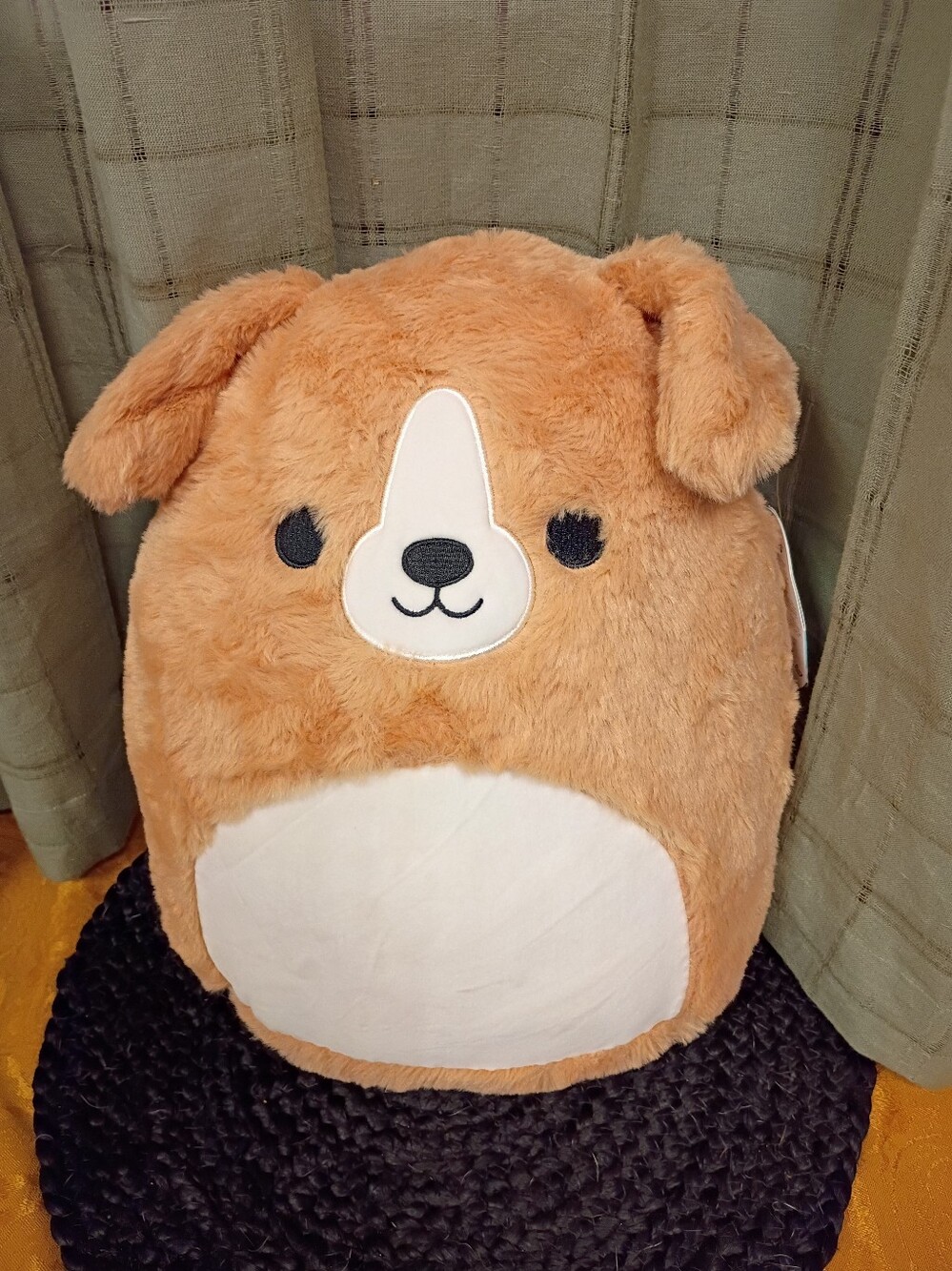 NWT Original Squishmallows Fuzz A Mallow Stevon The Golden Retriever (Dog) 12"